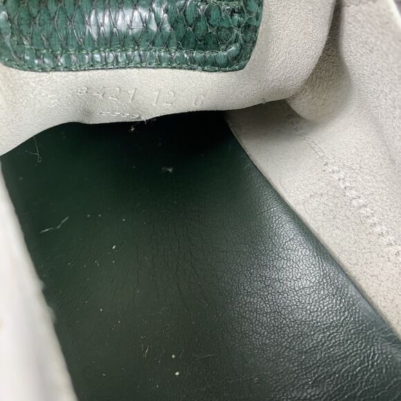 Gucci Miro Sneaker Green And White Shoes Men’s Size 12 - Picture 8 of 8